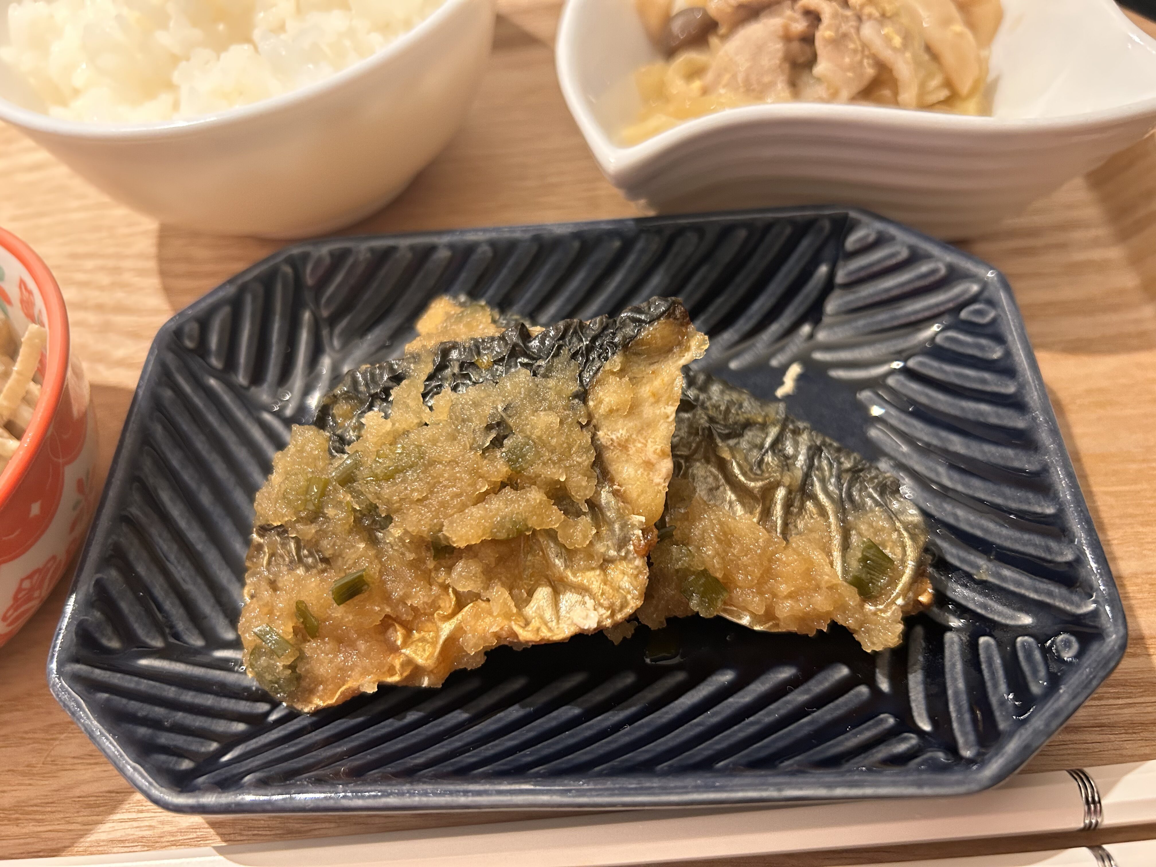 シェフの無添つくりおきのさばのみぞれ煮を実食
