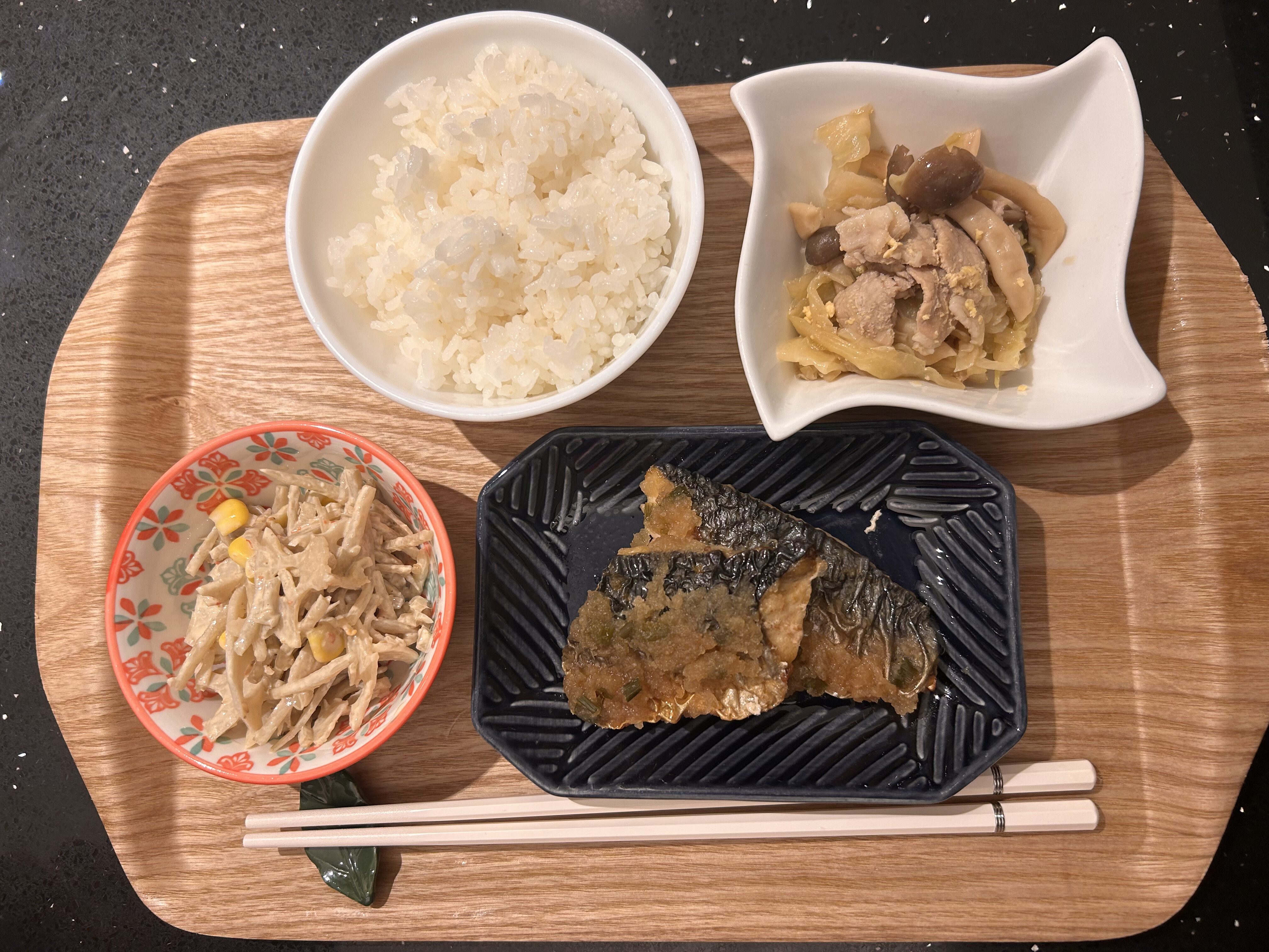 シェフの無添つくりおきの献立Bで作った夕食