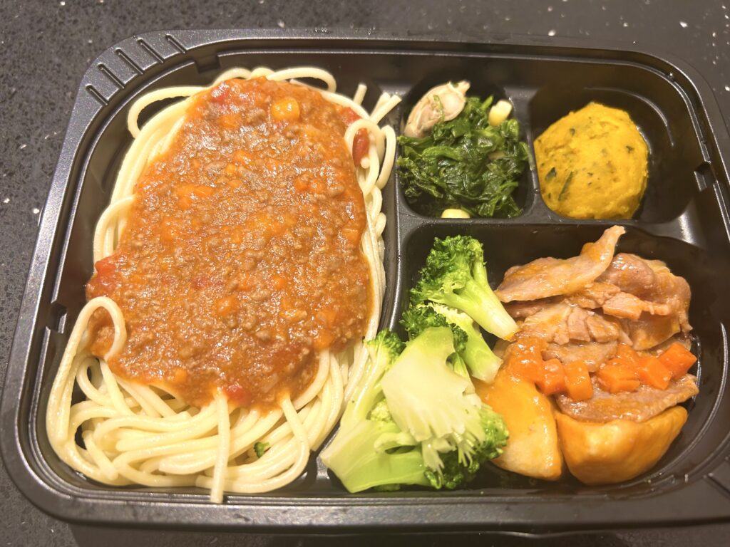ママの休食_ボロネーゼスパゲッティ