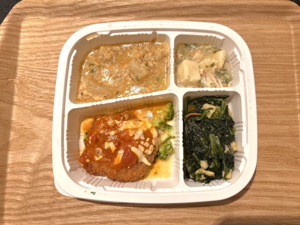 ライフミール_ヒレカツトマトチーズ弁当
