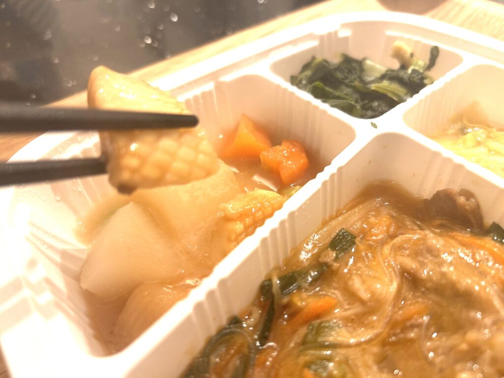 ライフミール_副菜のイカはプリプリ
