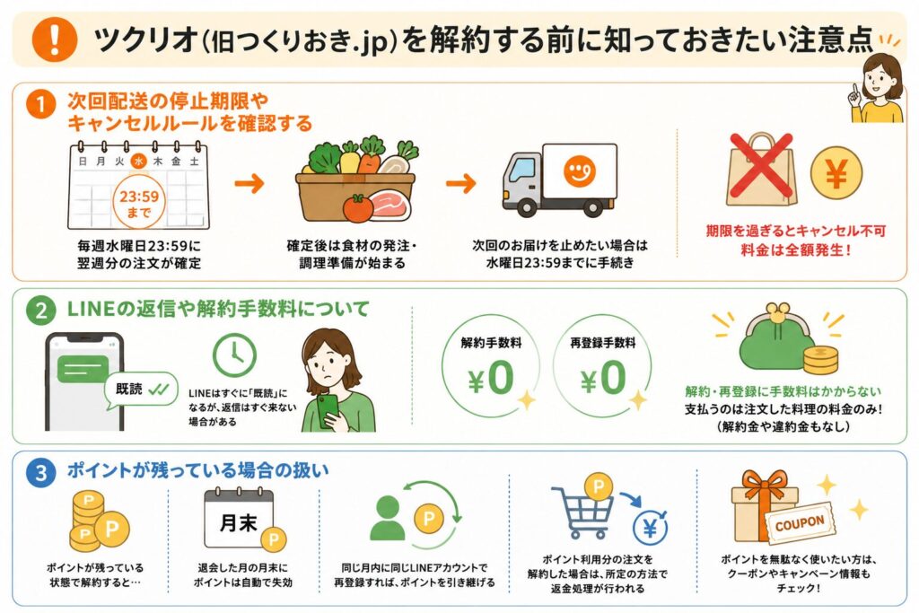 ツクリオ_解約前に知っておきたい注意点