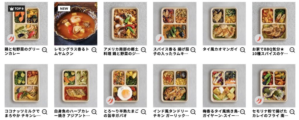 デリピックス_エスニックの冷凍弁当