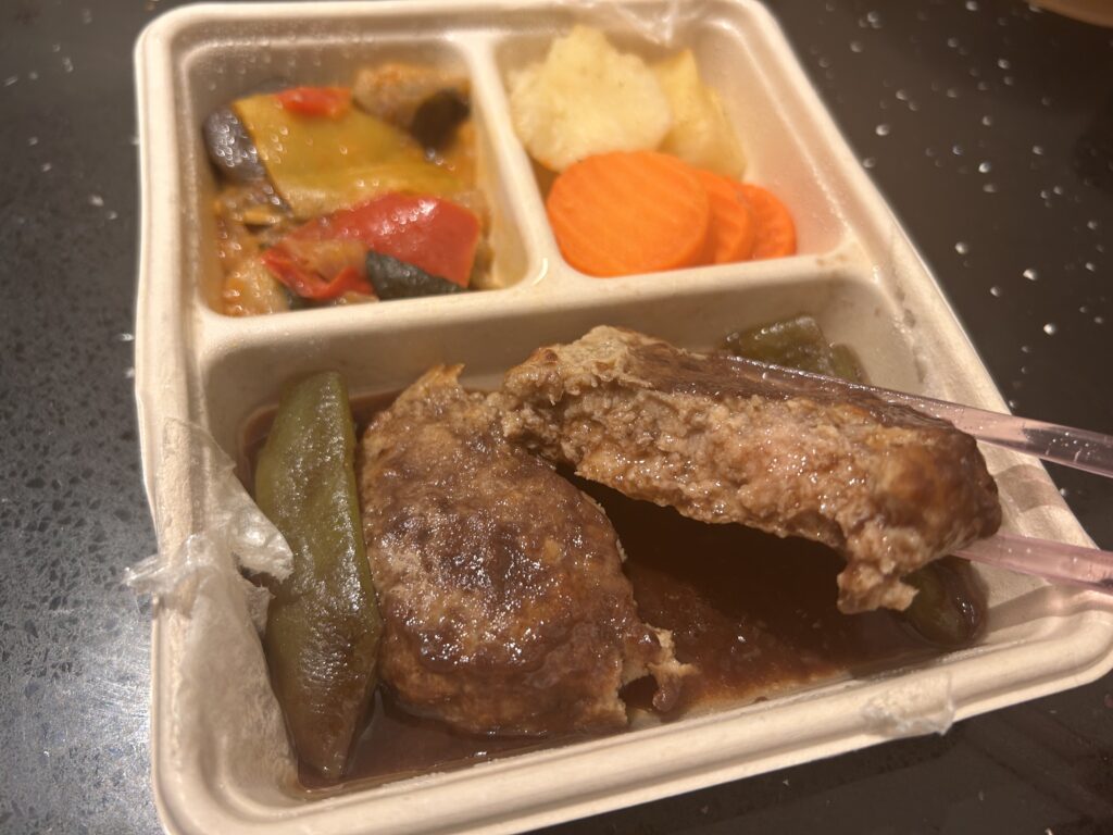 デリピックス_ハンバーグ実食