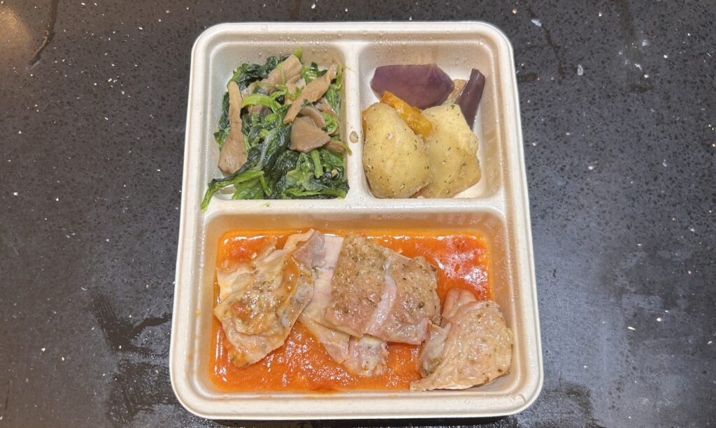 デリピックス_モモ肉のロースト実食