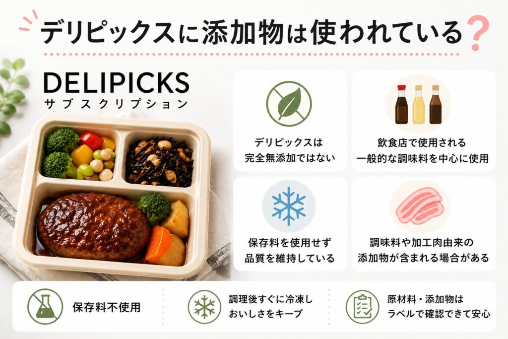 デリピックス_添加物は使われてる？