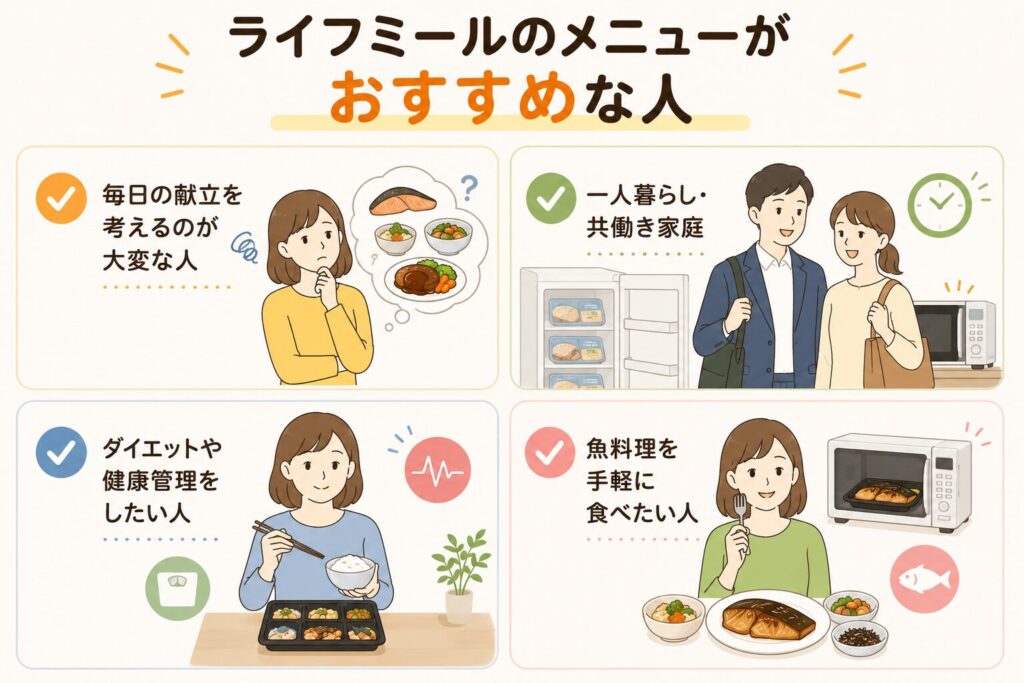 ライフミール_おすすめな人